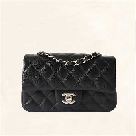 chanel flap bag black silver|Chanel small flap bag black.